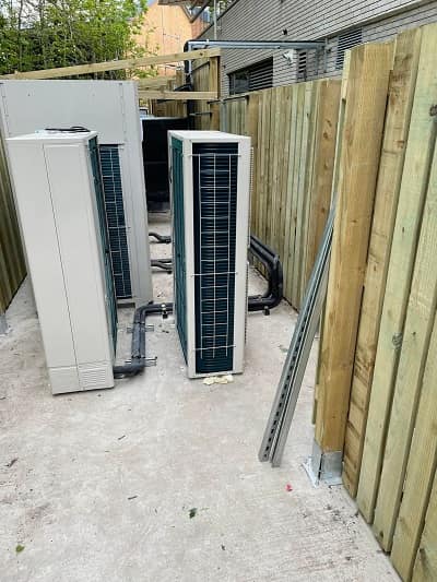 Commercial air conditioning condenser units, Newcastle Commercial air conditioning condenser units fitted by UK Aircon, air conditioning installers serving Newcastle